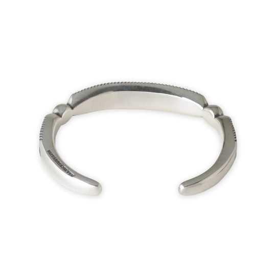 Flat top feather Bangle