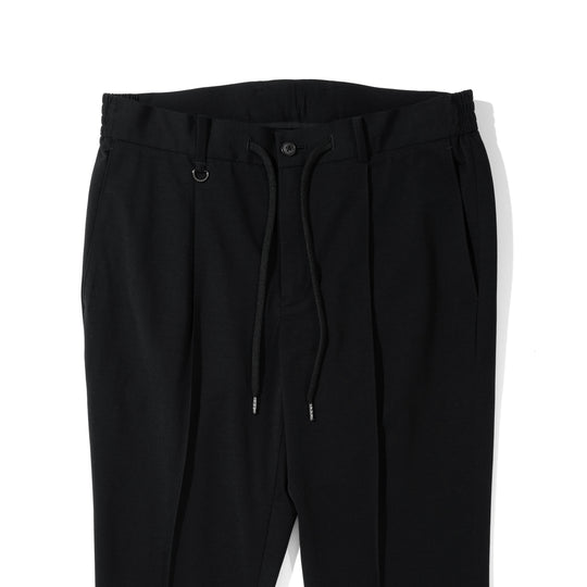Air-Dense Cotton Jersey フレックスモーション スラックスtype2　スリムフィット ブラック
