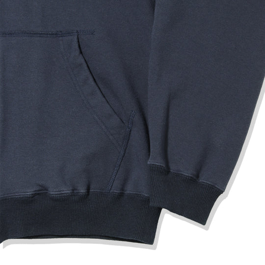 2026SS【干場別注】OW加工裏毛ZIPパーカ ネイビー