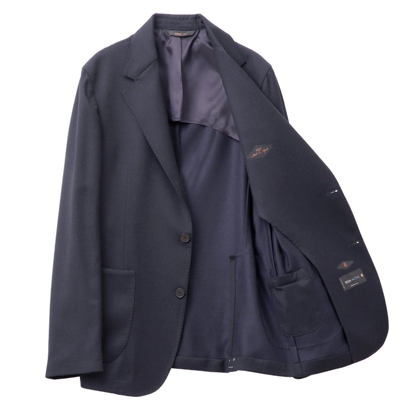 REDA ACTIVE ウール シングル ジャケット ネイビー