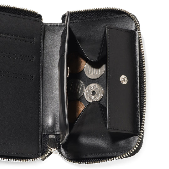 クロコダイル ミッドジップウォレット ブラック