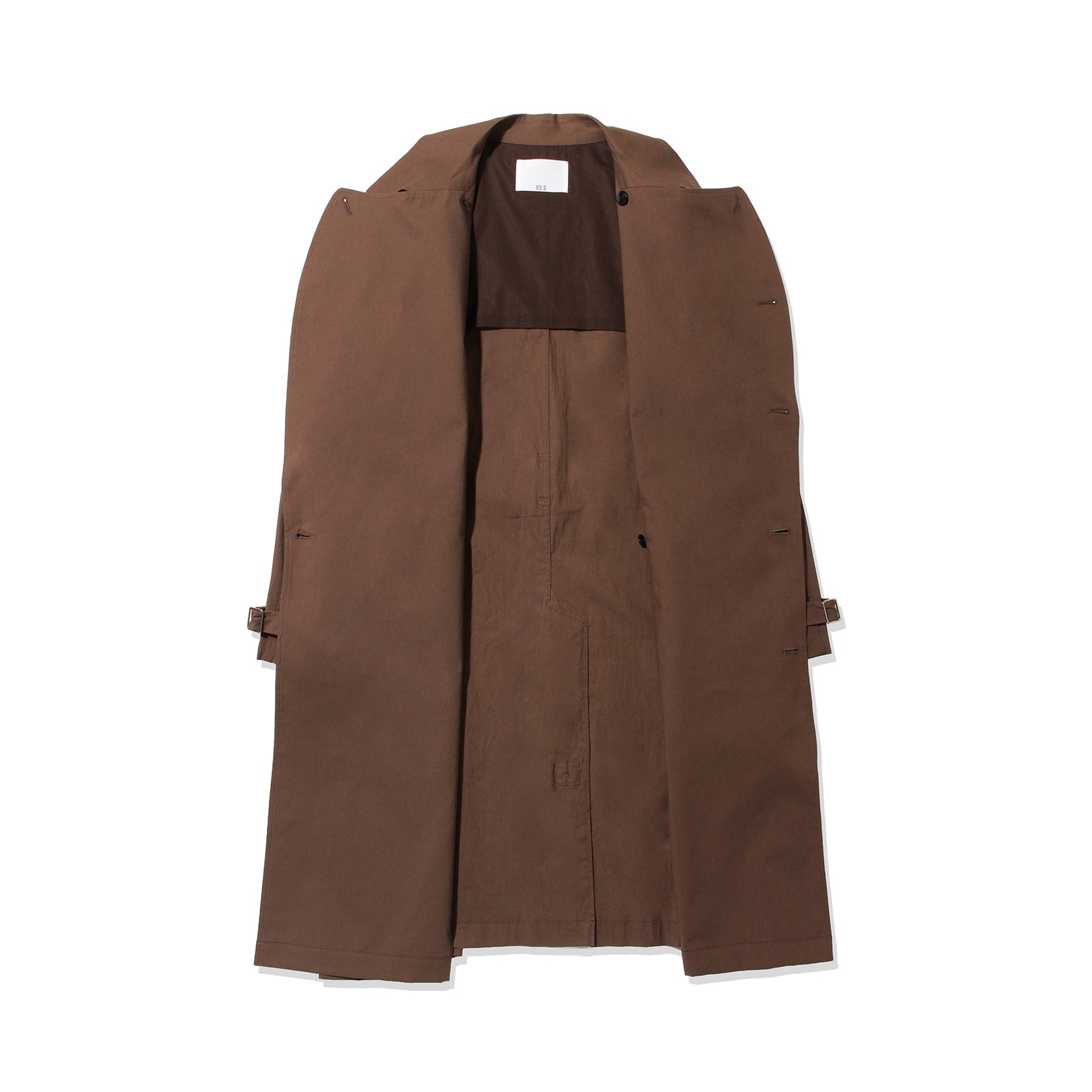 トレンチコート コットンリネン ブラウン – MINIMAL WARDROBE