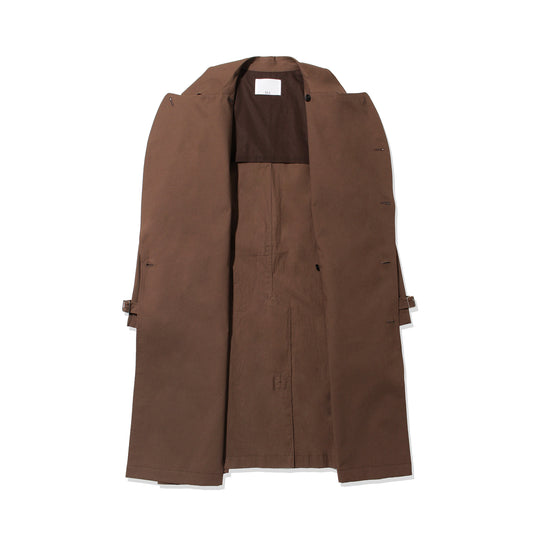 トレンチコート コットンリネン ブラウン