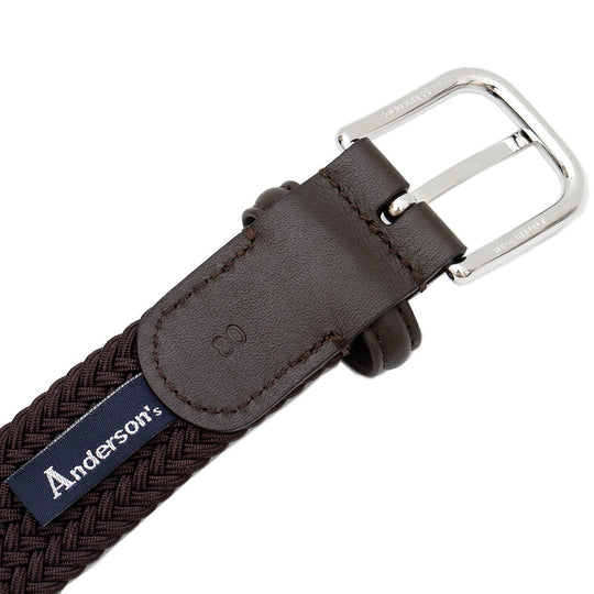 【干場自腹買い】ゴムメッシュベルト ブラウン