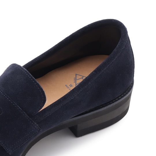 干場別注【ふにゃ男シリーズ】  アンライニング ローファー チャールズＦステッド Dark Baltic(Ｄ.NAVY)×BLACK SOLE