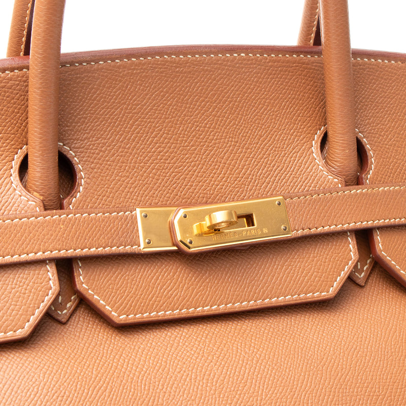【銀行振込専用商品】Hermes バーキン クシュベル ナチュラルブラウン×ゴールド