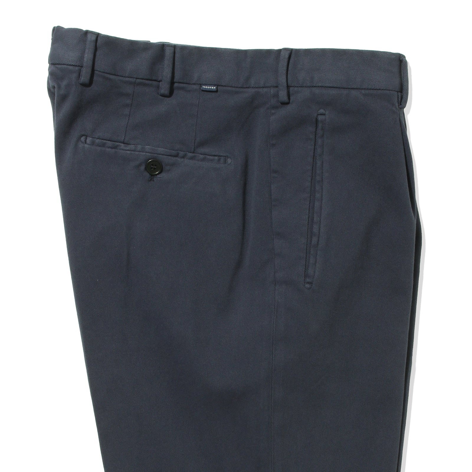 テーパードフィット1プリーツパンツ ネイビー – MINIMAL WARDROBE