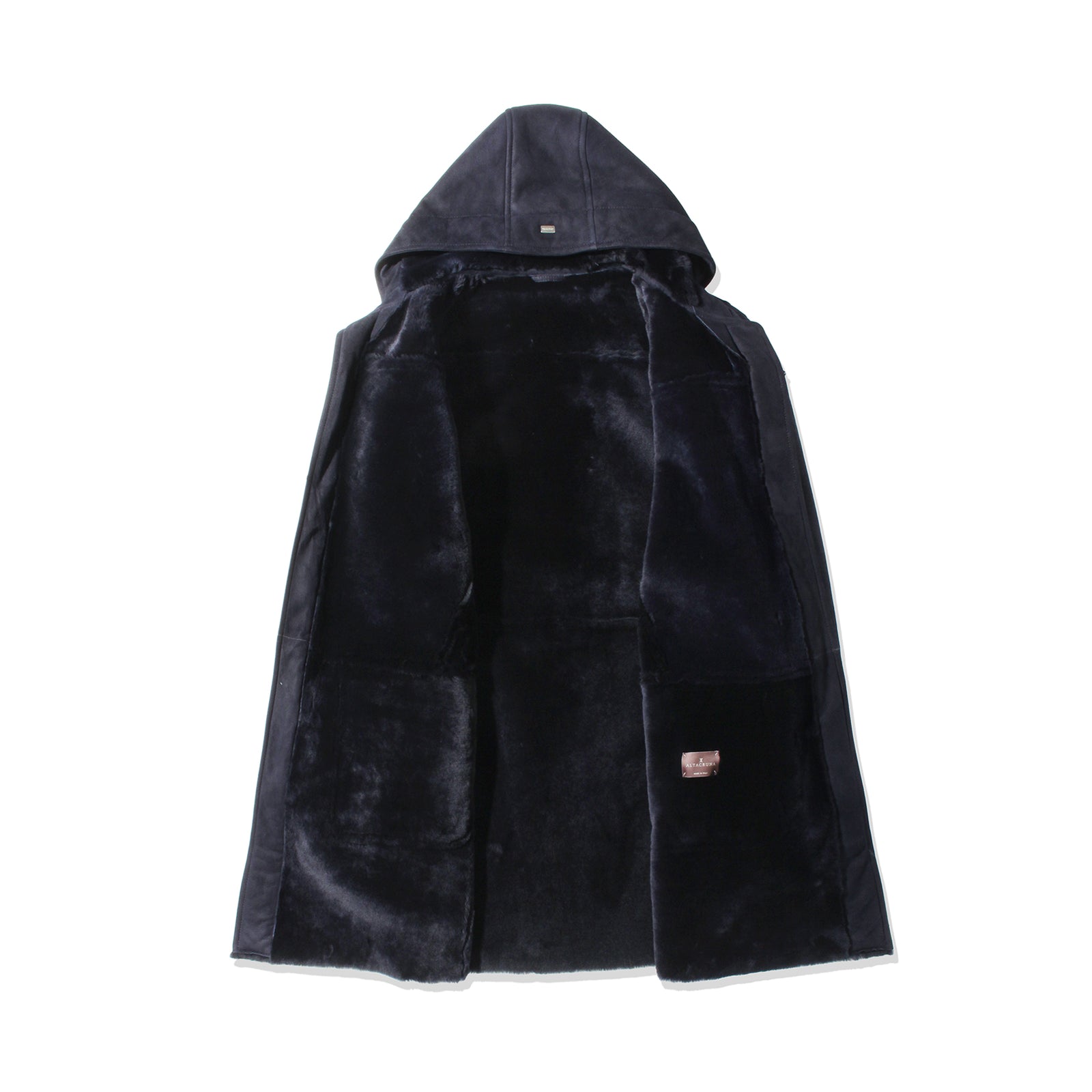 Mouton Duffle Coat Navy – MINIMAL WARDROBE（ミニマルワード