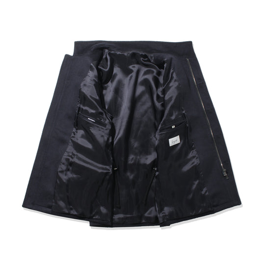 カシミヤM-65フィールドジャケット ネイビー