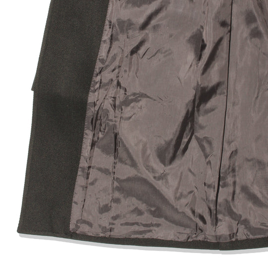 【干場別注】ストレッチカバートクロスチェスターコート ブラウン