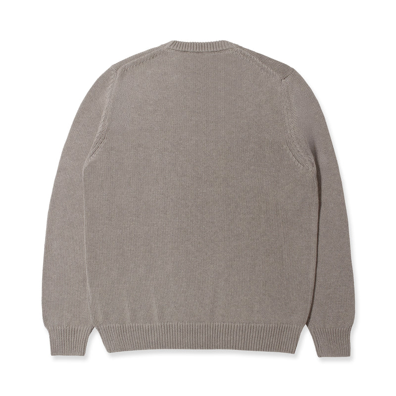 SOFT COTTON クルーネックセーター ベージュ – MINIMAL WARDROBE