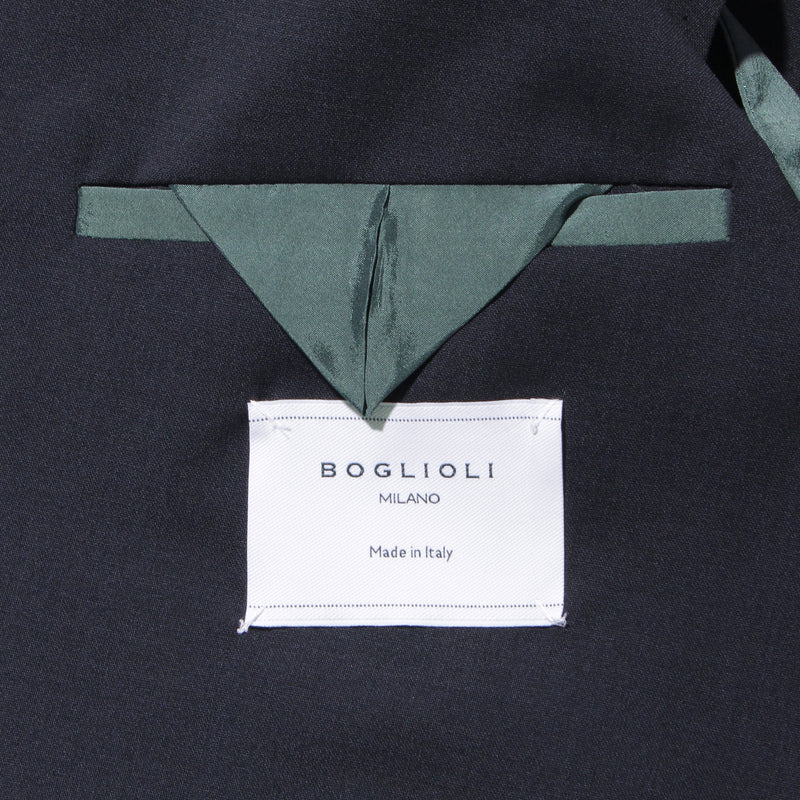 ウールストレッチ4Bダブルジャケット ネイビー – MINIMAL WARDROBE
