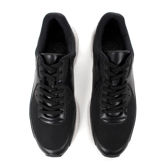 WHA-0001 レザースニーカー BLACK×WHITE