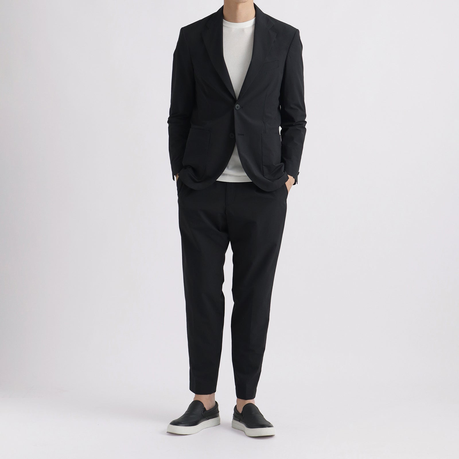 テックスナイロン2WAYストレッチ ジャケット ブラック – MINIMAL