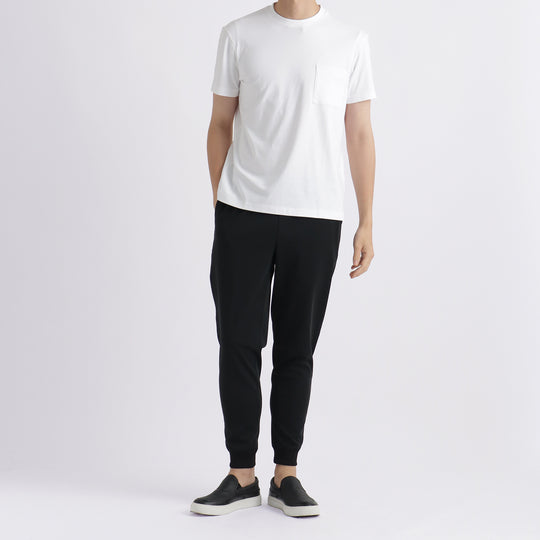 【リニューアルモデル】SUVIN PLATINUMテーラードポケットTシャツ ホワイト