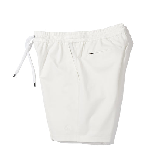 Duplex Cotton Jersey トラベル ショーツ ホワイト