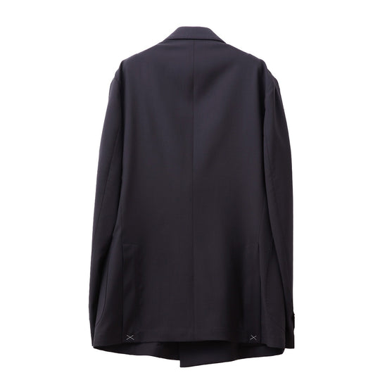 BOLGHERI ZIGNONE ウールダブル 4Bジャケット ネイビー
