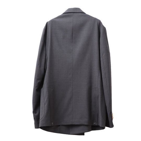 BOLGHERI ZIGNONE ウールダブル 4Bジャケット ダークグレー