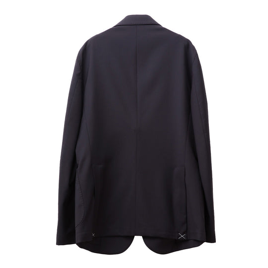 DYQUEM ZIGNONE ウールシングル 2Bジャケット ネイビー