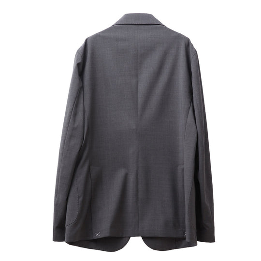DYQUEM ZIGNONE ウールシングル 2Bジャケット ダークグレー