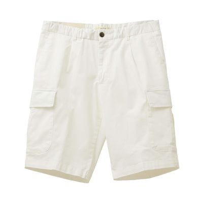 NEWPORT コットンストレッチ スリムカーゴ ショーツ ホワイト
