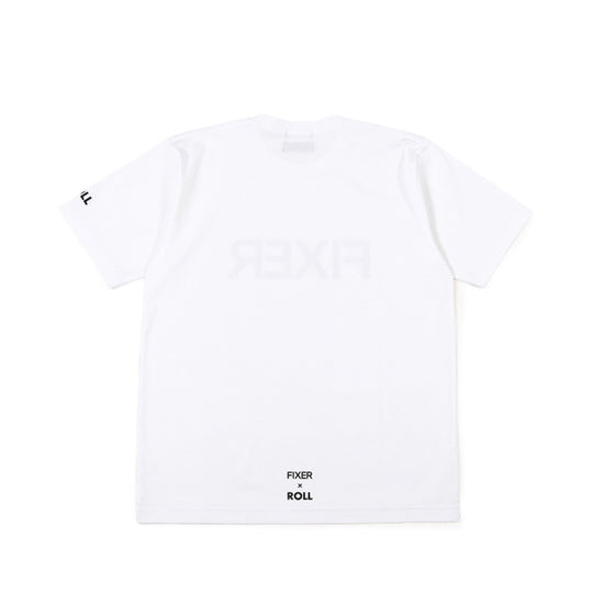 ROLL × FIXER FIXER Logo Print T-shirt プリント Tシャツ ホワイト