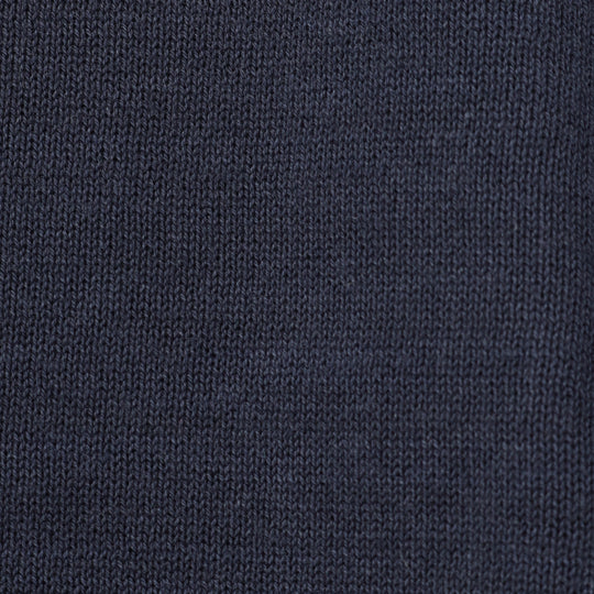 【干場義雅×DRESSTERIOR】ニットポロシャツ ネイビー