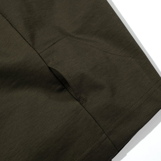 Duplex Cotton Jersey トラベル ショーツ カーキ