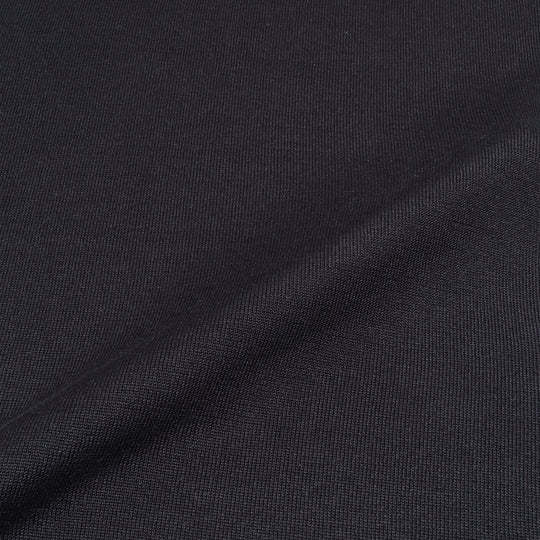 14ゲージウォッシャブルシルク ニットTシャツ ブラック