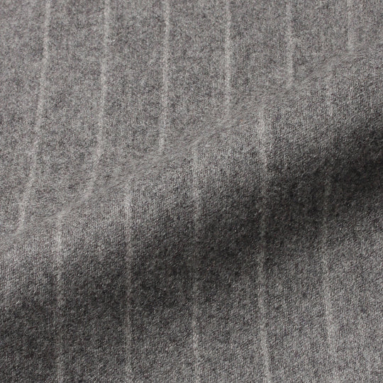 【干場別注】 チョークストライプスーツ グレー