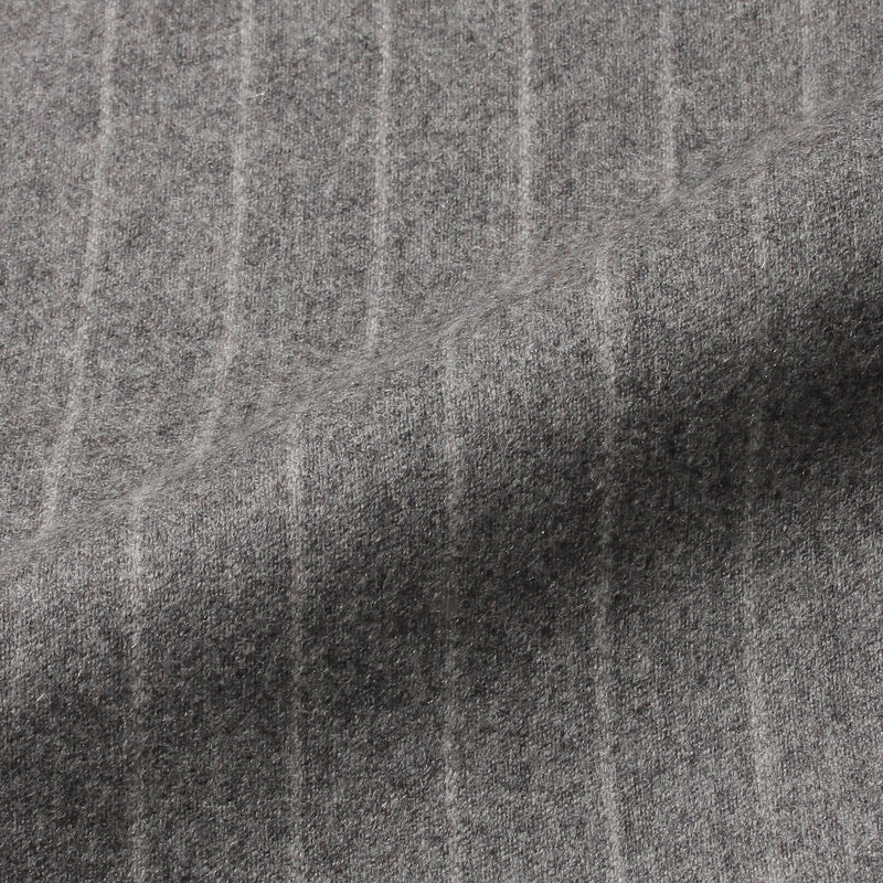 【干場別注】 チョークストライプスーツ グレー