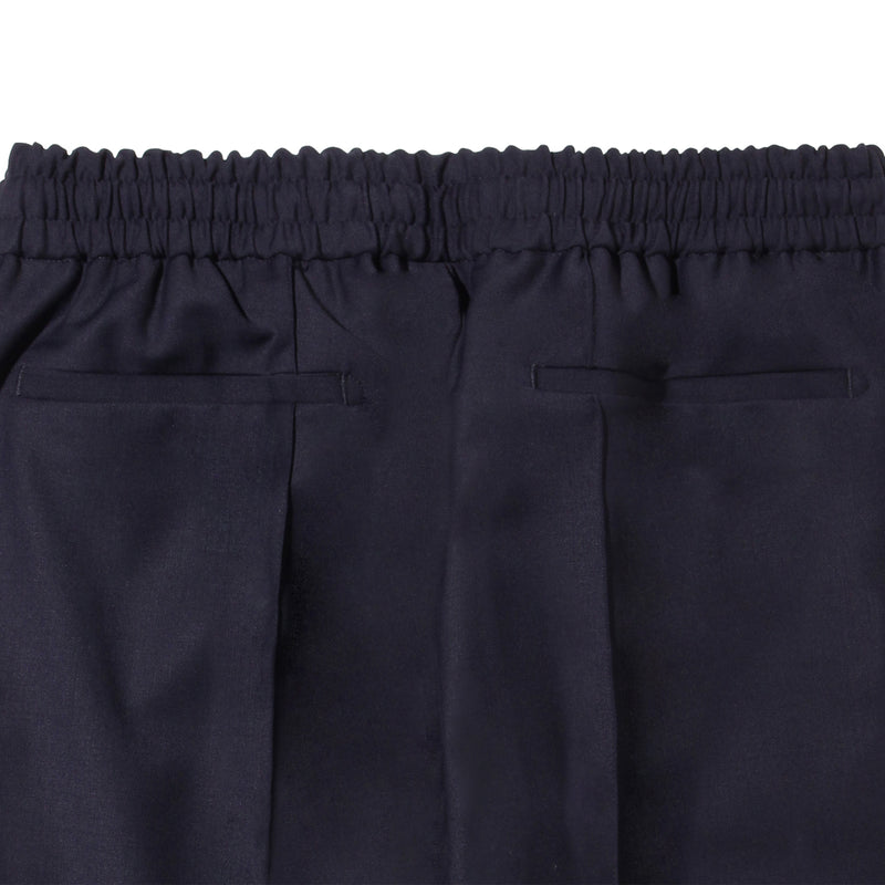 【干場別注モデル】H DUE 永久クリース ストレッチウールパンツ ブラック BERWICH - サイズ52まで【干場義雅氏 別注モデル】H DUE 永久クリース