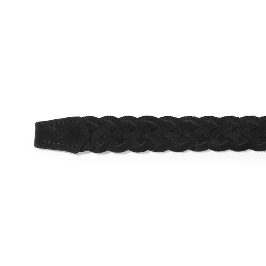 【干場リクエストモデル】 スエード メッシュベルト ブラック