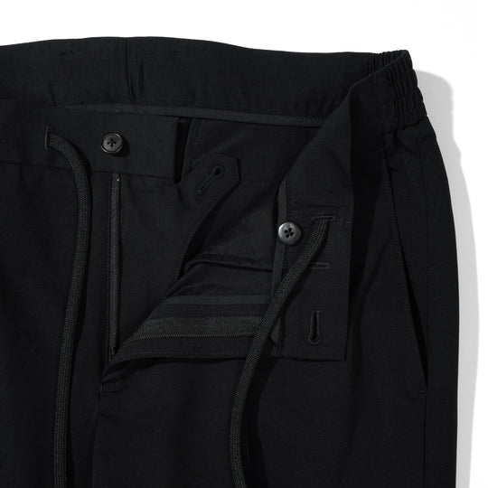 Air-Dense Cotton Jersey フレックスモーション スラックスtype2　スリムフィット ブラック