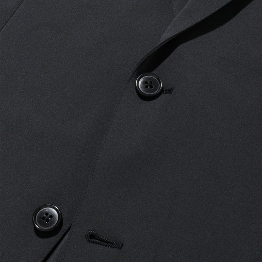 干場完全別注 マットツイスト テーラードジャケット グレー