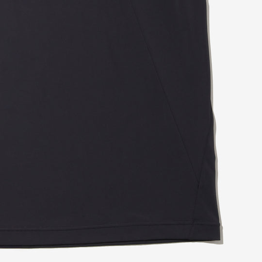 24HR-WEARABLE(COOL) モックネックシャツ ブラック 0_341_NN