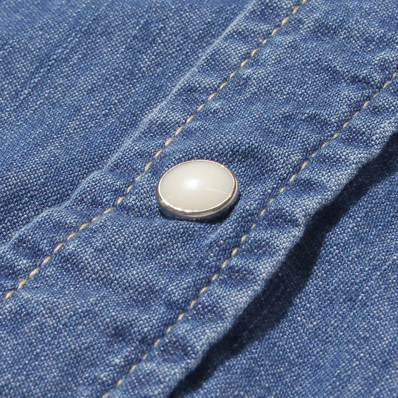 【干場別注】VINTAGE BLUE DENIM WESTERN SHIRTS