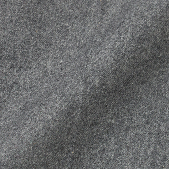 ARECHI ウールカシミヤナイロンストレッチ 1プリーツテーパードパンツ グレー