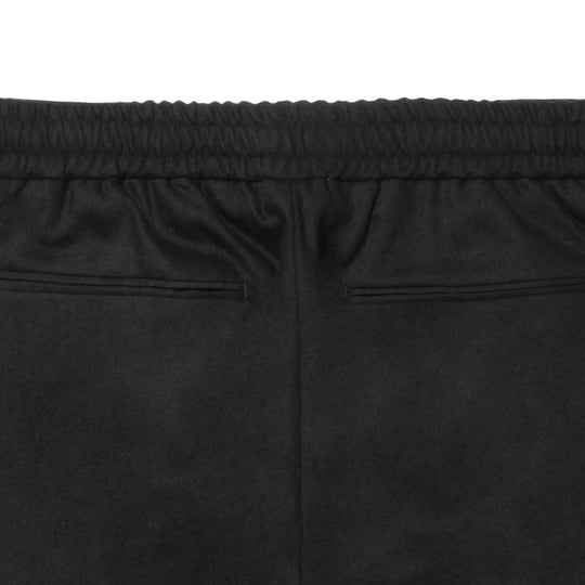 【干場別注モデル】H LUCANO ウールカシミヤストレッチ リラックスストレートパンツ FA1244X ブラック