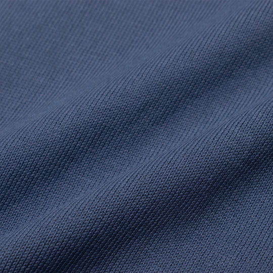 12G ソフトコットン スキッパー S/SLV ブルーグレー