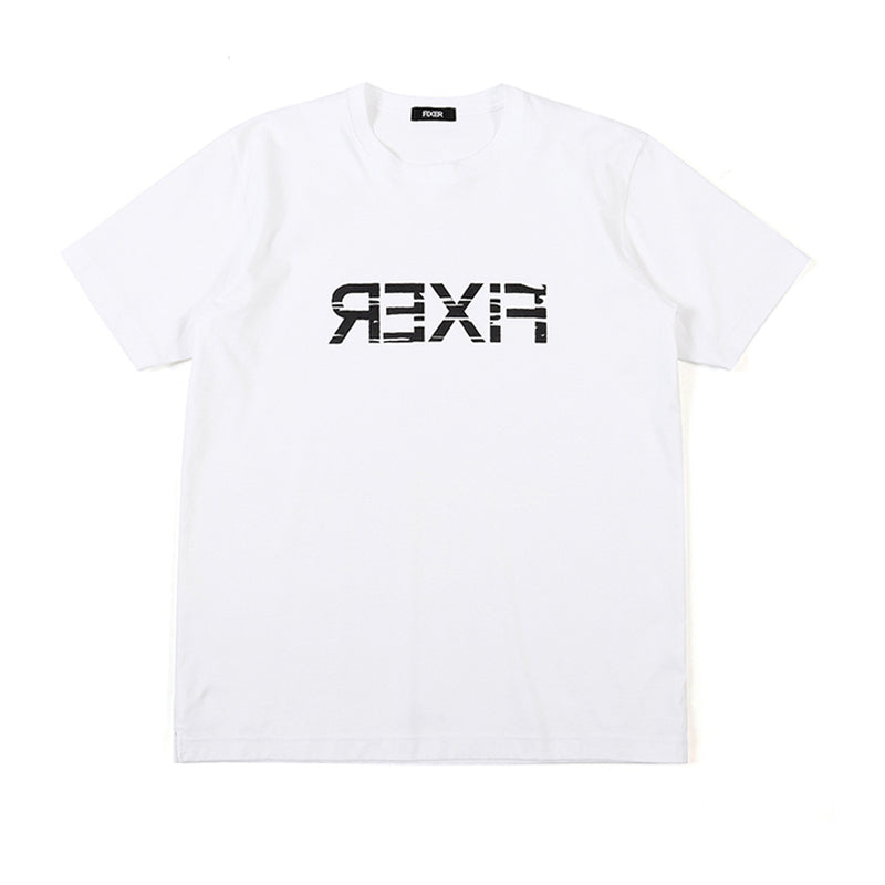 FTS-10 リバースプリントTシャツ ホワイト
