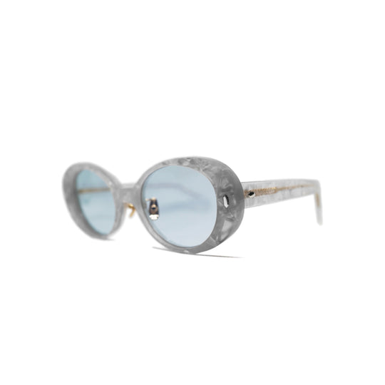 GEFFEN サングラス WHITE PEARL / LIGHT BLUE LENS