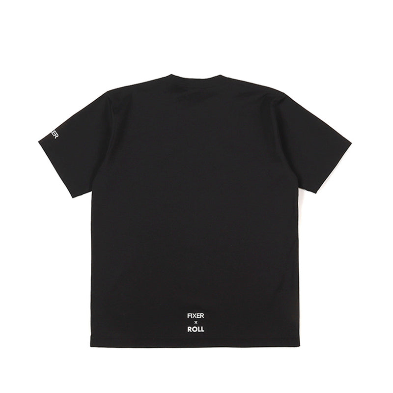 ROLL × FIXER ROLL Logo Print T-shirt プリント Tシャツ