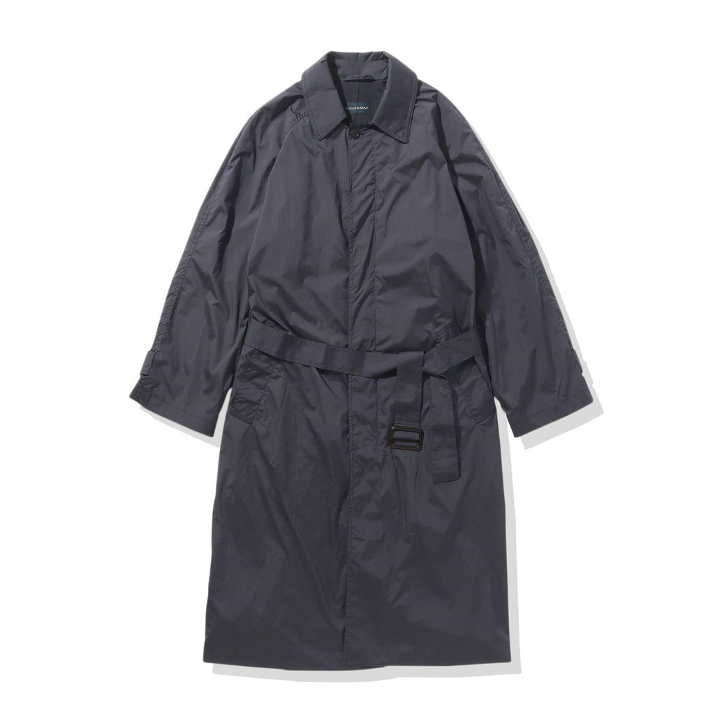Plage アクアブルー ベルト付きコート ベルト付きツイルトレンチコート/洗える(トレンチコート) | MK MICHEL