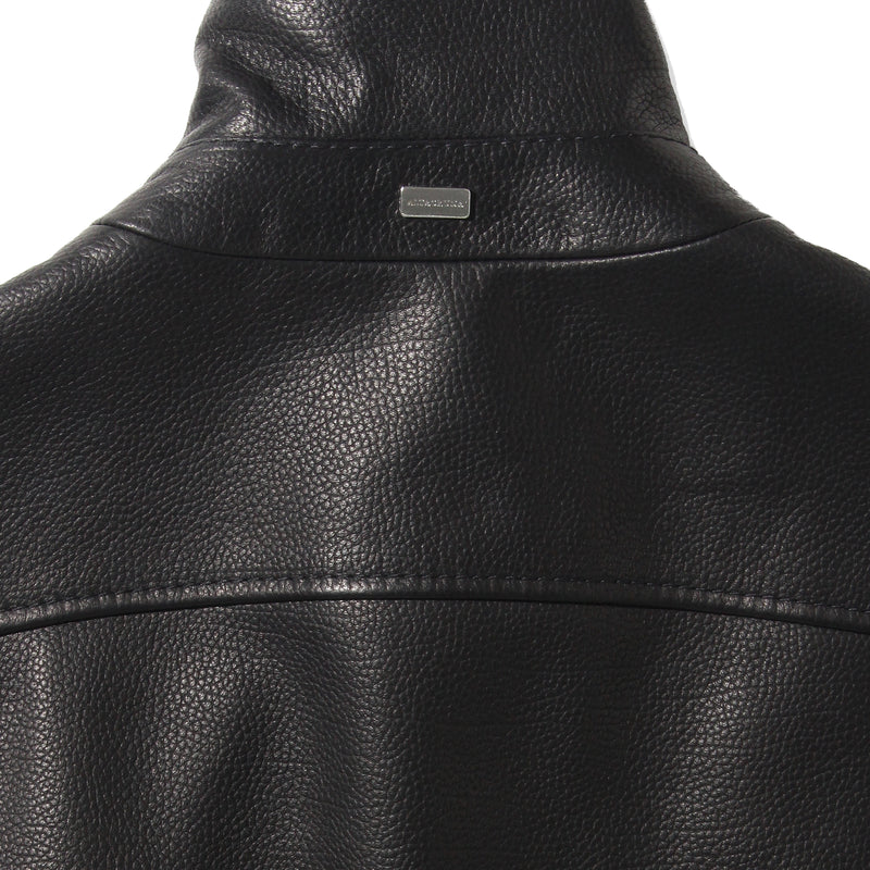 Bomber JK Grain Leather Black