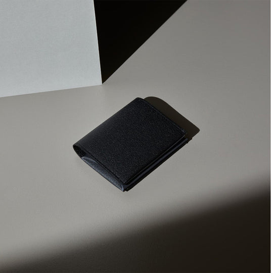 二つ折り財布  398 ブラック＆グレー