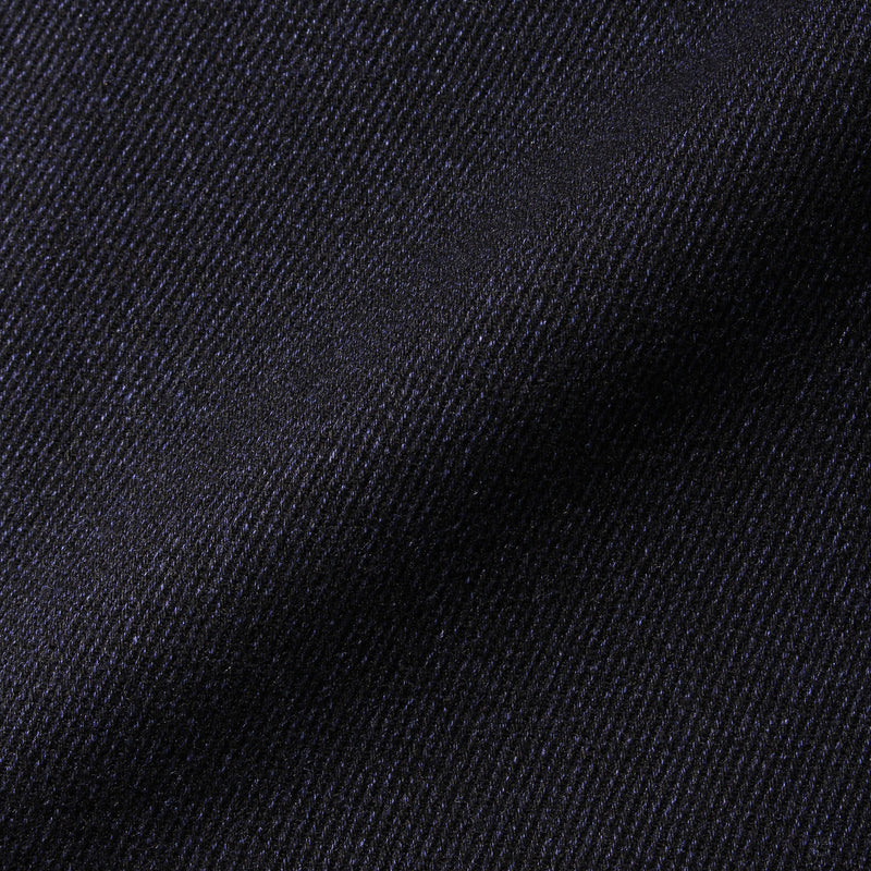 【干場別注】ストレッチカバートクロスダブルチェスターコート ネイビー