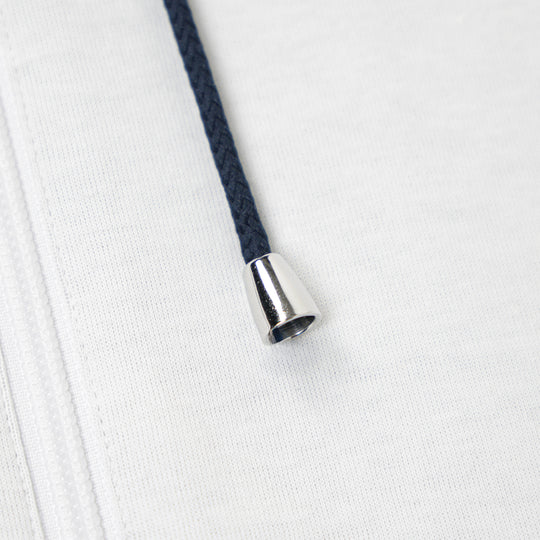 フーディー コットンジャージ ホワイト