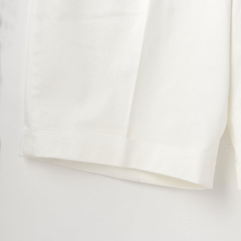 干場義雅×DRESSTERIOR】コットンハーフパンツ ホワイト – MINIMAL WARDROBE