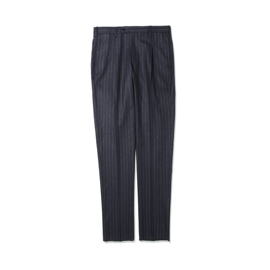 【干場別注】 チョークストライプスーツ ネイビー